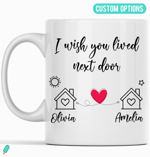 Custom Long Distance Mug