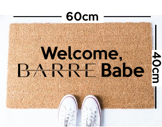 Custom Doormat Barre