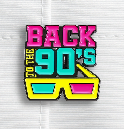Enamel Pin - Bak to the 90's