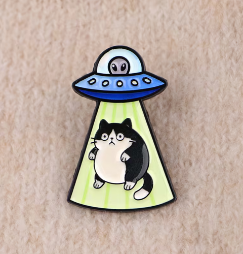 Enamel Pin - Beam me up