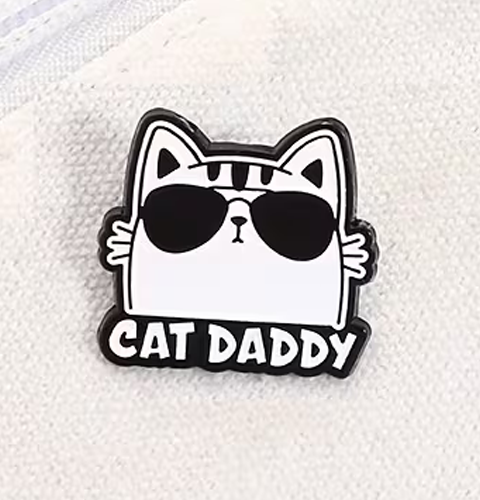 Enamel Pin - Cat Daddy