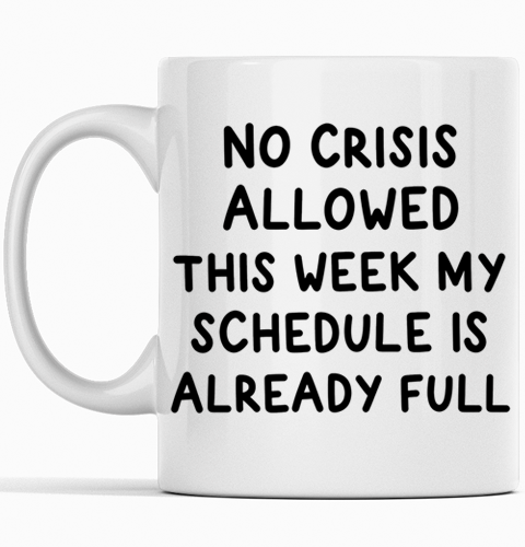 No Crisis allowed this week... Mug