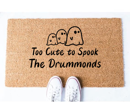 Halloween doormat dubai abu dhabi custom