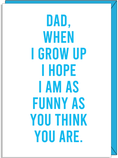 Father's Day Card: A heartfelt tribute to Dad, blank inside for your personalized message.