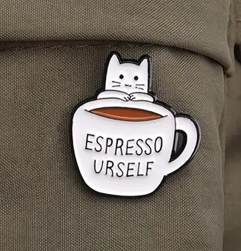 Enamel Pin - Espresso Urself