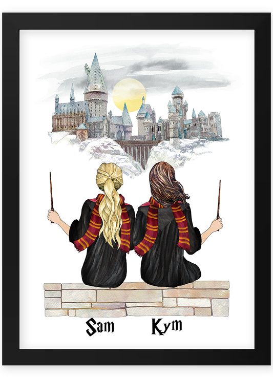 best friend wizard harry potter custom personalised gift idea mother daughter sisters birthday