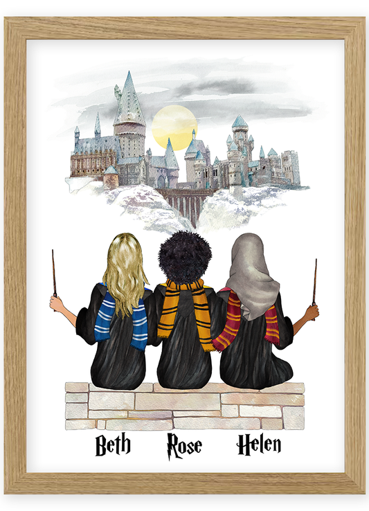 best friend wizard harry potter custom personalised gift idea mother daughter sisters birthday