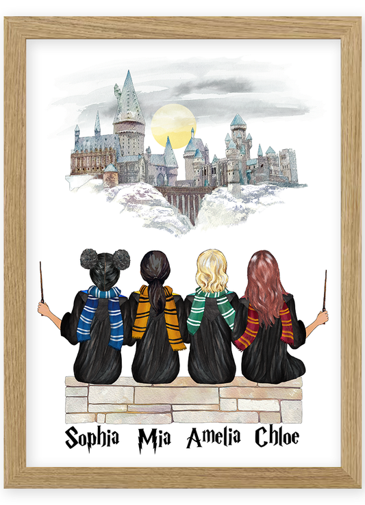 best friend wizard harry potter custom personalised gift idea mother daughter sisters birthday