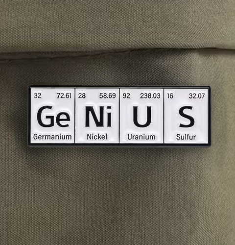 Enamel Pin - Genius