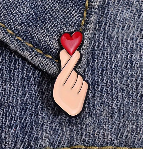 Love enamel pin gift