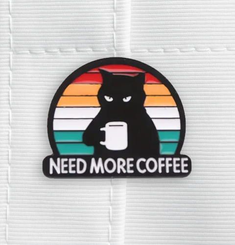 Enamel Pin - Need more coffee