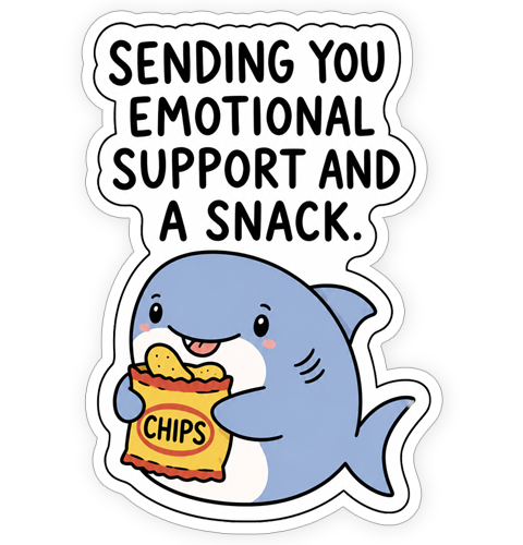 Sticker - Sending you a snack