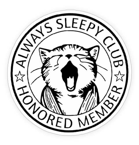 Sticker - Sleepy Club
