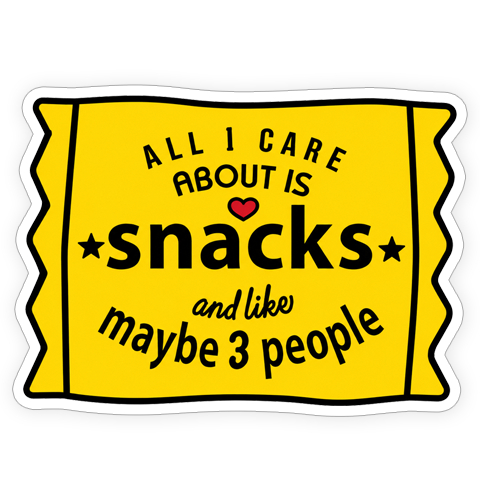 Sticker - Snacks