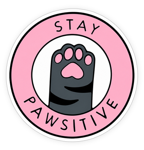 Sticker - Stay Pawsitive