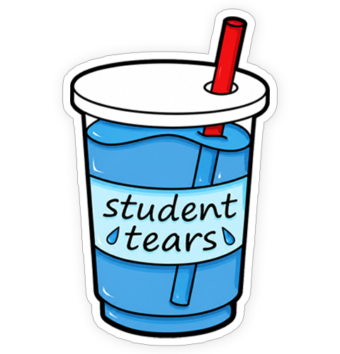 Sticker - Student Tears
