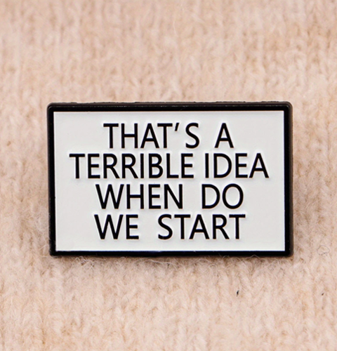 fun cat enamel pin for friends family co workers gift birthdays