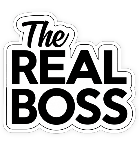 Sticker - The Real Boss