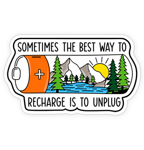 Sticker - Unplug