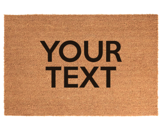 custom doormat your text uae dubai abu dhabi