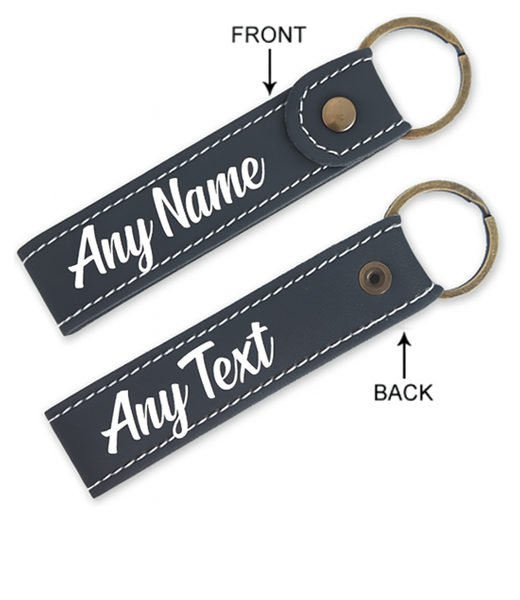 Custom Black Keychain