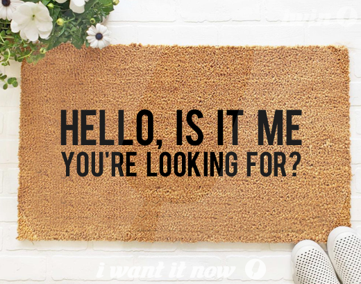 love cute couples gift idea housewarming new home doormat