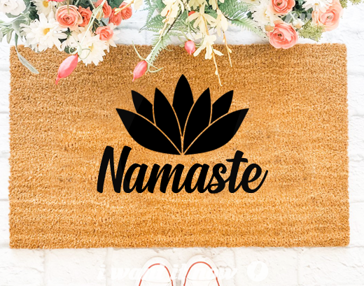 Namaste doormat dubai abu dhabi new home gift