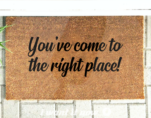 funny cute doormat gift idea