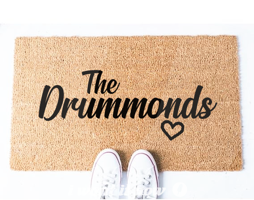 doormat home decor idea new home mat gift idea fun rug custom personalised gift custom