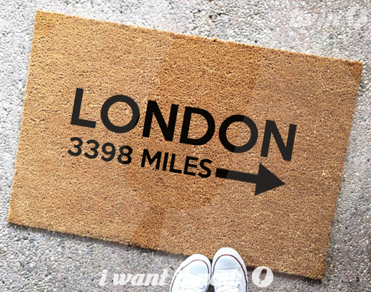 doormat home decor idea new home mat gift idea fun rug custom personalised gift custom