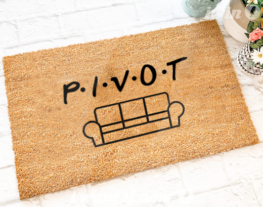 Pivot funny friends tv series doormat uae dubai abu dhabi new home