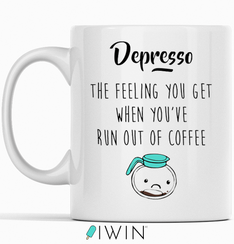 cute funny mugs gift dubai abu dhabi uae cup depresso