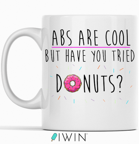 cute funny mugs gift dubai abu dhabi uae cup abs are cool donuts