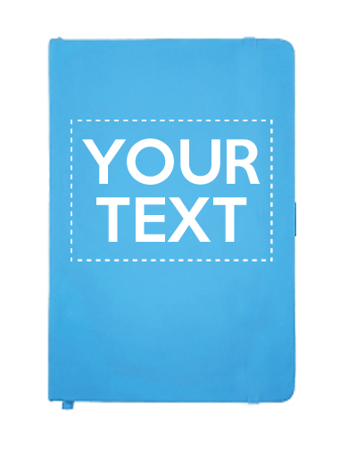 blue custom notebook pad office fun gift dubai abu dhabi