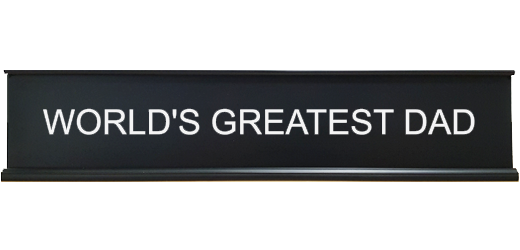 fathers day desk sign dad funny