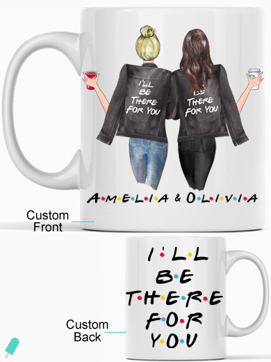 custom personalised best friend mug dubai abu dhabi uae GIFT PRESENT Galentine's Gifts