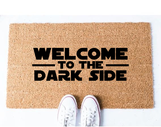 star wars dark side movie doormat theme