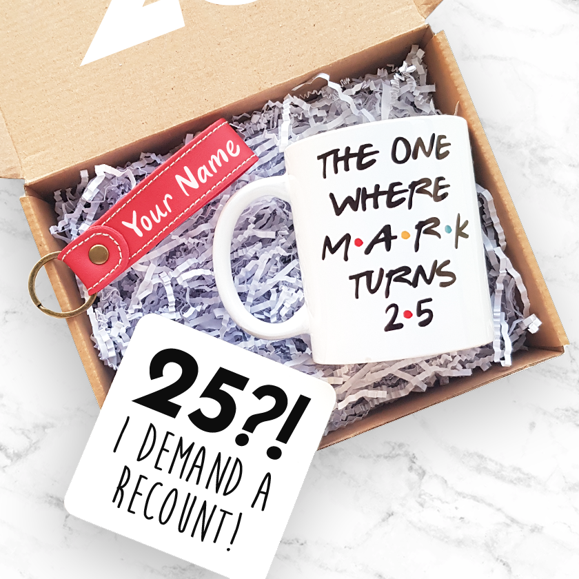 Gift set for online birthday