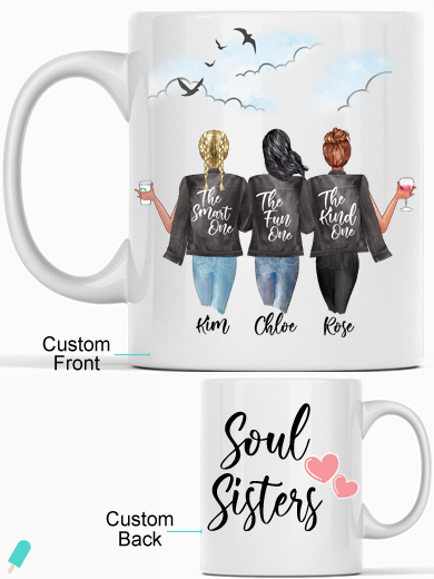 custom best friends mug gift dubai uae abu dhabi Galentine's Gifts