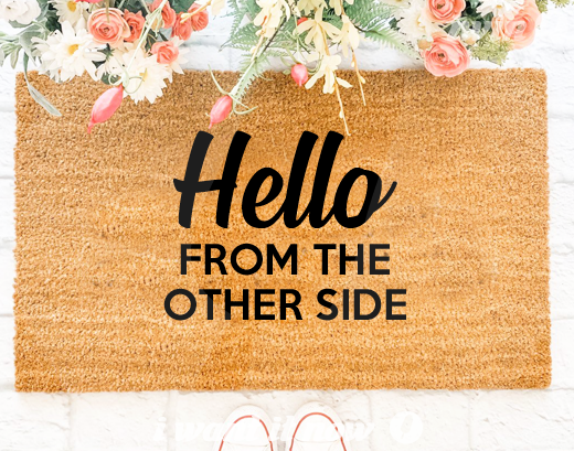 funny cute doormat home gift housewarming idea