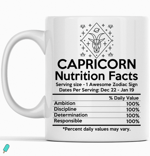 Zodiac Mug Aries, Taurus, Gemini, Cancer, Leo, Virgo, Libra, Scorpio, Sagittarius, Capricorn, Aquarius, Pisces GIFT DUBAI ABU DHABI UAE