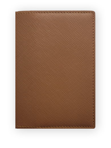 Brown Passport Cover