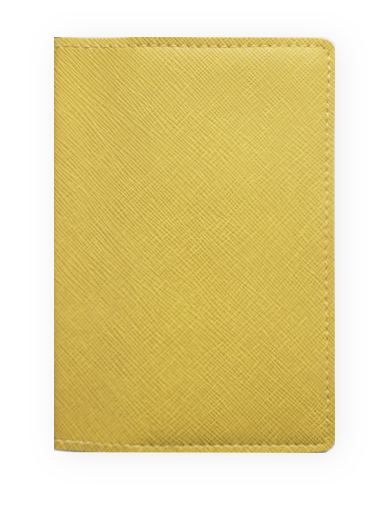 Yellow Passport Cover