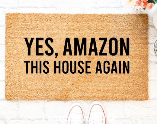 Yes Amazon This House Again doormat dubai abu dhabi uae