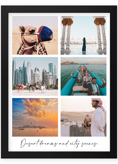 custom photo collage print dubai abu dhabi uae gifts