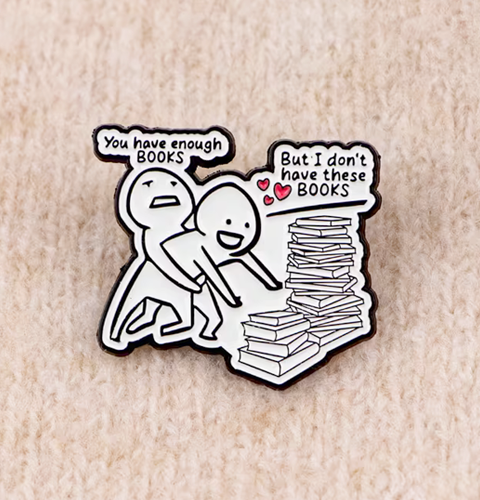 Enamel Pin - Books...