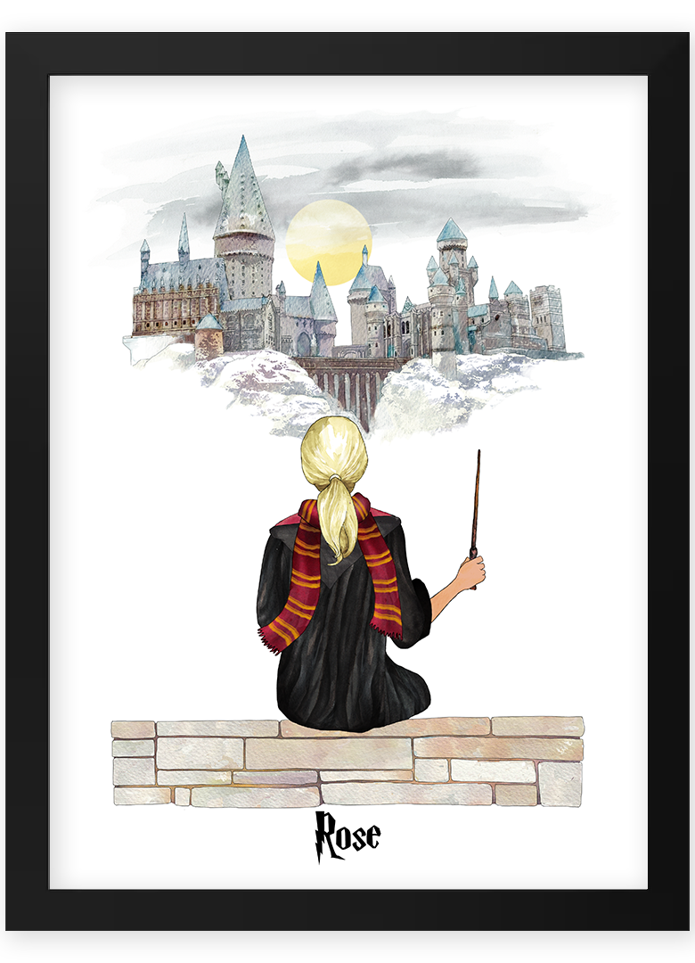 Custom Wizard 1 Person Print, 30x40 cm – i want it now