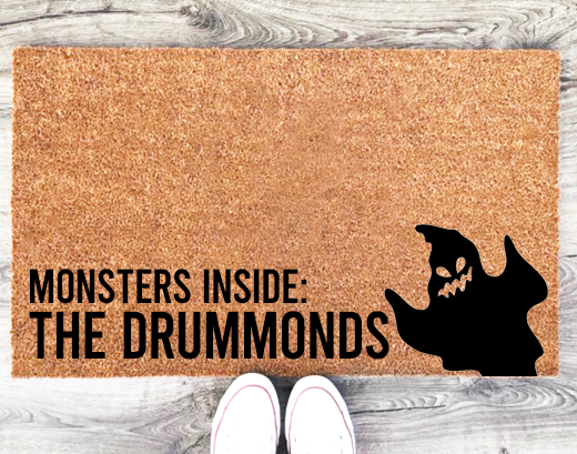 Halloween doormat custom fun Dubai abu dhabi