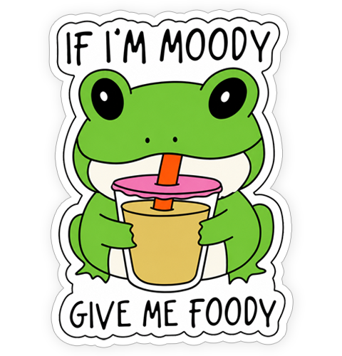 Sticker - If I'm Moody