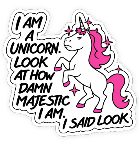 Sticker - Majestic Unicorn